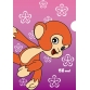 Short Tail Monkey Plastic Folder
