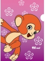 Short-tailed Monkey Plastic Folder